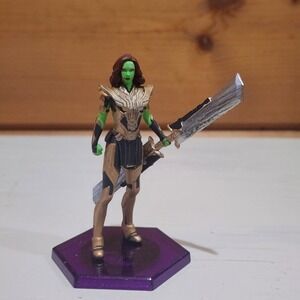 Disney Marvel What If? Gamora 4" PVC Cake Topper Figure Figurine Holiday Gift